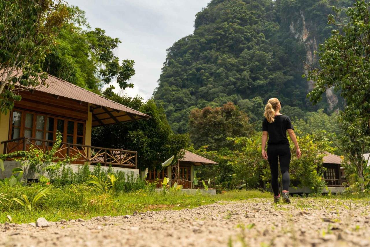 Monkey Mansion - Jungalows & Tours Khao Sok National Park المظهر الخارجي الصورة